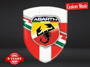 Fiat Abarth Adesivi Auto su Misura Resistenti Universali Pregiati